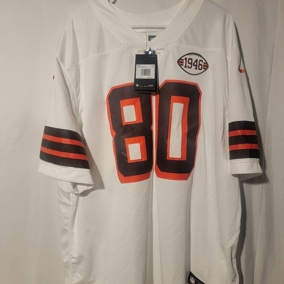 Jarvis Laundry #80 Cleveland Browns  On-Field NFL Jersey White Size 3XL - Picture 1 of 8